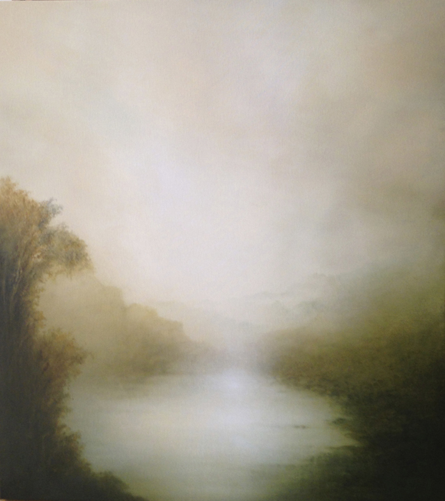 Hiro Yokose, Untitled (#5343), 2015, Encaustic on canvas, 36 x 32 inches