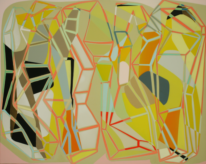 Susan Dory, Late Bloom, 2015, Acrylic on canvas over panel, 20 x 34 inches