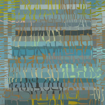 Susan Dory, Forces, 2017, Acrylic on canvas over panel, 40 x 32 inches, Sold