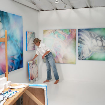 Tracy Rocca in her Studio