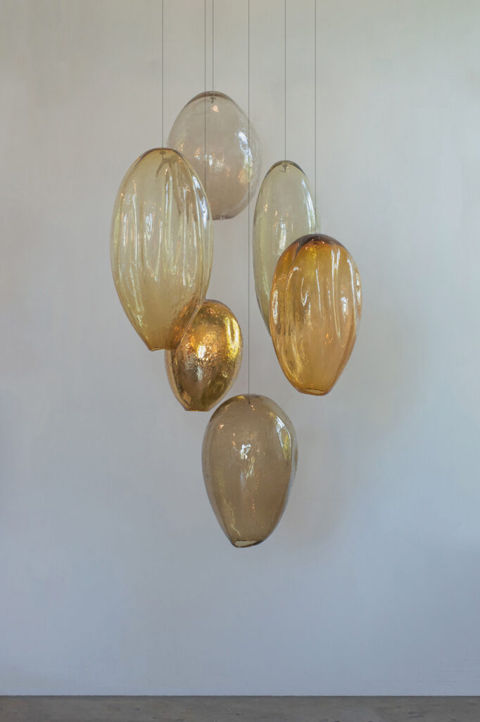 Ann Gardner, Blown Glass VV, 2023, Blown glass, 59 x 32 x 34 inches