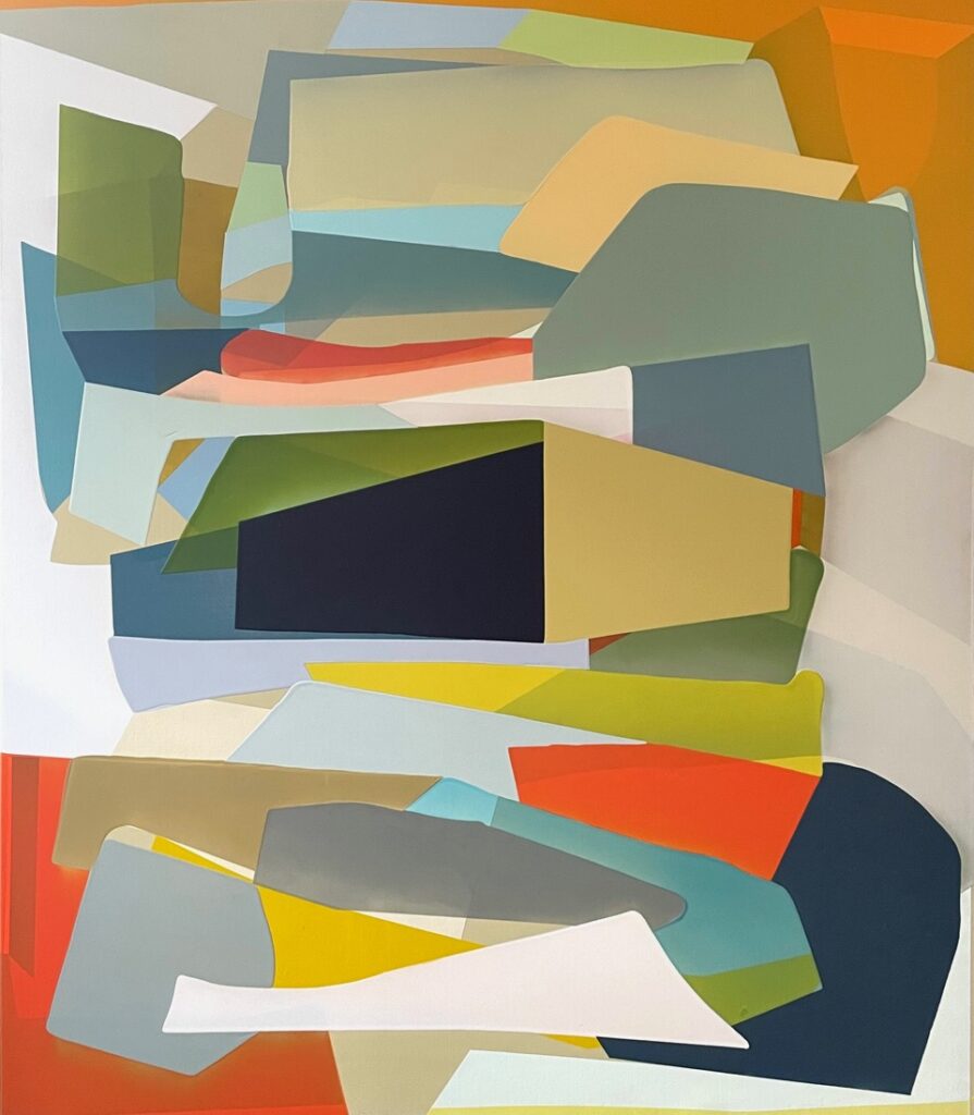 Susan Dory, Holiday, 2024, Acrylic on canvas over panel, 60 x 52 inches
