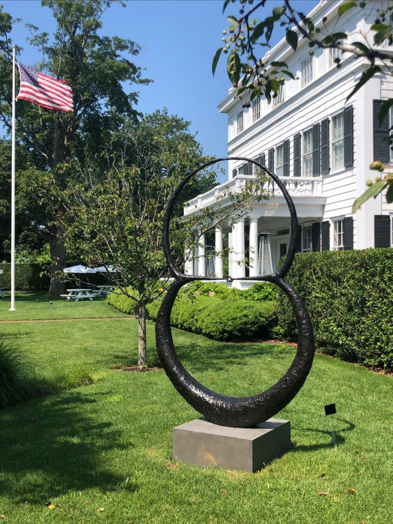 Michael Schultheis, Venn Fidelities Coupling, 2019, Bronze, 96 x 60 x 10 inches