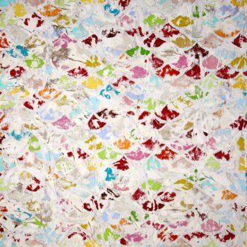 Nicole Charbonnet, Pattern No. 11, 2014-15, Mixed media on canvas, 72 x 60 inches