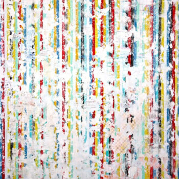 Nicole Charbonnet, Erased Riley (No 16), 2013, Mixed media on canvas, 60 x 48 inches