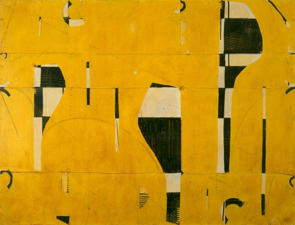 Fifth Street Painting 2002, Gouache on paper, 37 1/2 x 49 inches