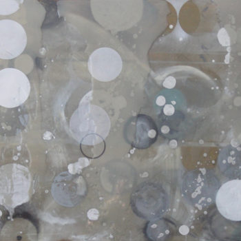 Erin Parish, Date Night, 2015, Oil and resin on wood, 30 x 60 inches