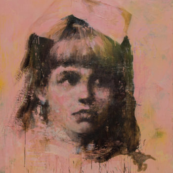 Tony Scherman, Alice (14033), 2012-14, Encaustic on canvas, 45 x 42 inches