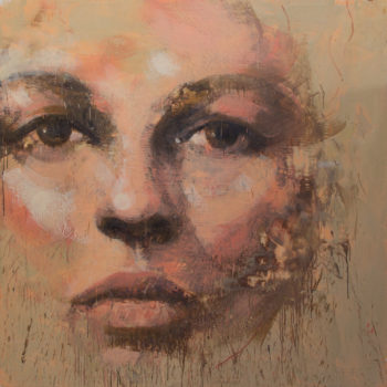 Tony Scherman, Mary Magdalene (15025), 2014-16, Encaustic on canvas, 72 x 72 inches