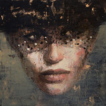 Tony Scherman, Persephone (15028), 2015-16, Encaustic on canvas, 72 x 72 inches