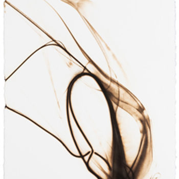 Etsuko Ichikawa, Trace 1514, 2014, Glass pyrograph on paper, 30 x 22.5