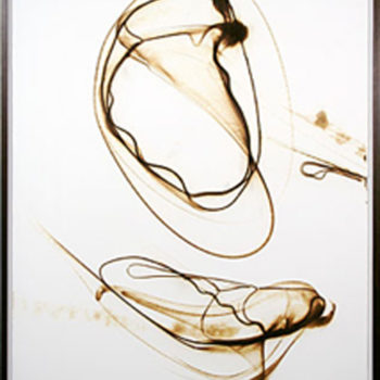 Etsuko Ichikawa, Trace 1797, 2007, Glass pyrograph on paper, 60 x 40 inches