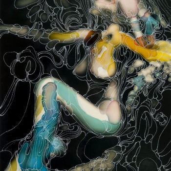 Sebastiaan Bremer, Zeemeermin, 2013, Unique hand-painted chromogenic print with mixed media, 11 7/8 x 8 7/8 inches