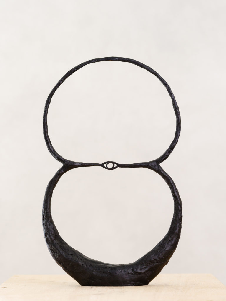 Michael Schultheis, Venn Fidelities, 2019, Bronze, 12 x 8 x 2 inches