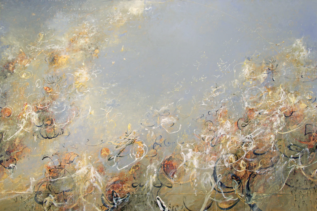 Michael Schultheis, Venn Luminosity, Day, 2019, Acrylic on canvas, 48 x 72 inches