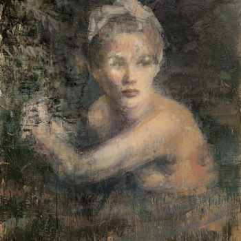 Tony Scherman, Venus (18002), 2018, Encaustic on canvas, 60 x 54 inches