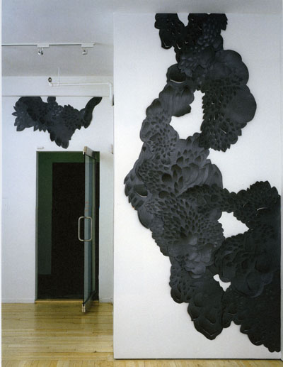 Andreas Kocks, #607 G, Passage, 2006, Graphite on paper, 128 x 59 x 2 inches