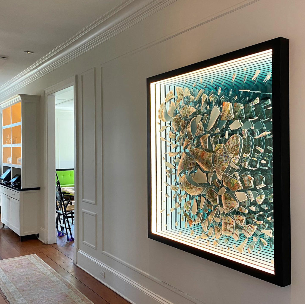 Installation at Topping Rose House in Bridgehampton, NY