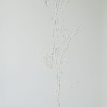 Andreas Kocks, Untitled #2007, 2020, Carved watercolor paper, 30 x 22 inches