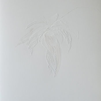 Andreas Kocks, Untitled #2009, 2020, Carved watercolor paper, 30 x 22 inches