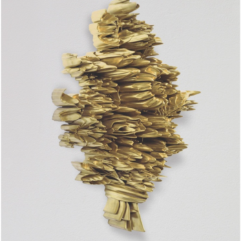 Robert Lazzarini, Bouquet, 2016, Advanced polymer, goldtone, 24 x 15 x 6 inches