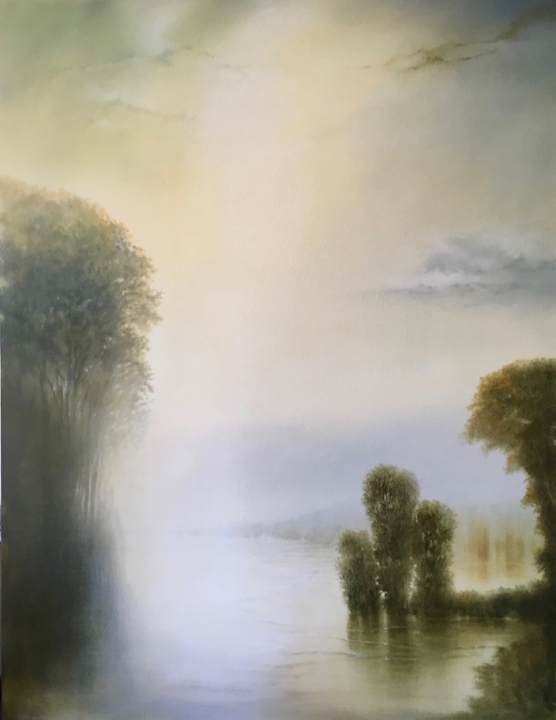Hiro Yokose, Untitled (#5399), 2018, Oil on canvas, 57 1/4 x 44 inches