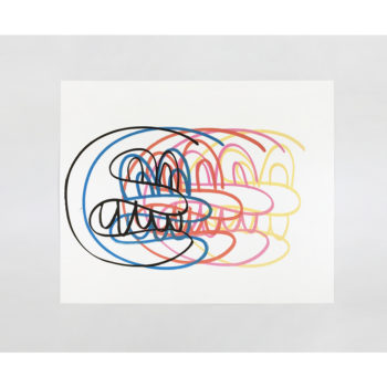 Scott Patt, The echo chamber, 2019, Acrylic on 100lb acid free bristol, 18 x 24 inches