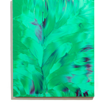Ed Cohen, So much has been left unsaid (Framed), 2021, Fluid acrylic on canvas, 24 x 20 inches