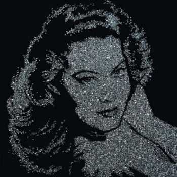 Vik Muniz, Ava Gardner (Pictures of Diamonds), Digital c-print, 33 3/4 x 30 inches