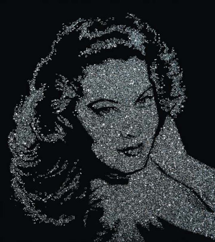 Vik Muniz, Ava Gardner (Pictures of Diamonds), Digital c-print, 33 3/4 x 30 inches