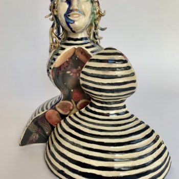 Katie Croft, Politics of Pleasure, 2020, Ceramic, 12 x 10 x 10 inches