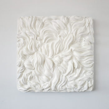 María Dusamp, Yes, her and her, 2020, Resin, 24 x 24 x 3 inches, Edition of 24