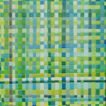 Susan Dory, See Through 5, 2021, Acrylic on canvas over panel, 12 x 12 inches