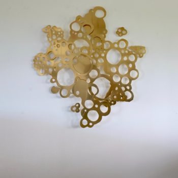 Andreas Kocks, Solid Ether (#2106B), 2021, Coated brass, 54 x 50½ x 2¾ inches, Edition of 2, 1 AP