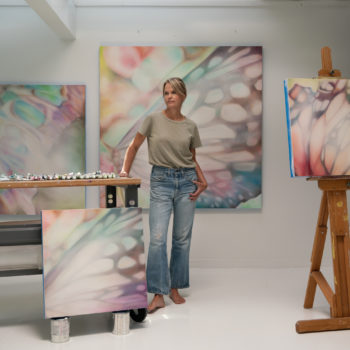 Tracy Rocca in her Studio