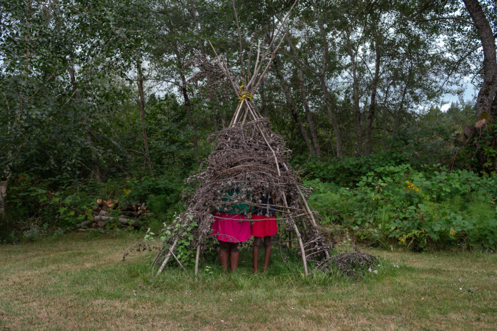 Deb Achak, The Teepee, Mesty and Kalku, 2019, Archival pigment print, 20 x 30 inches, 30 x 45 inches, 40 x 60 inches
