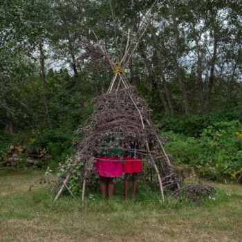 Deb Achak, The Teepee, Mesty and Kalku, 2019, Archival pigment print, 20 x 30 inches, 30 x 45 inches, 40 x 60 inches