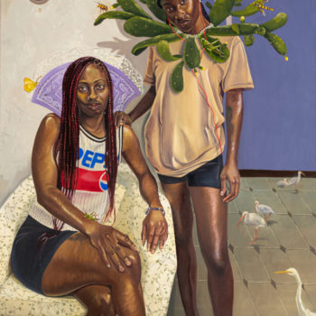 Alicia Brown, You Look Just Like Your Father, Oil on canvas, 46 x 38 inches