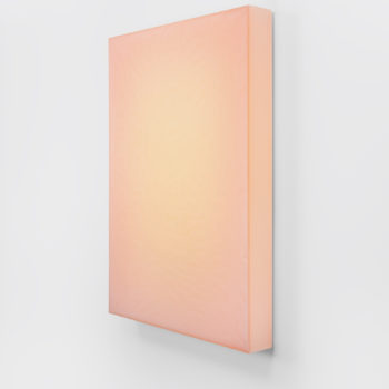 Timothy Schmitz , slab V/2 POCSY, 2022, Resin, digital pigment inkjet skins and polymers on acrylic, 26 x 18 x 3 inches, Sold