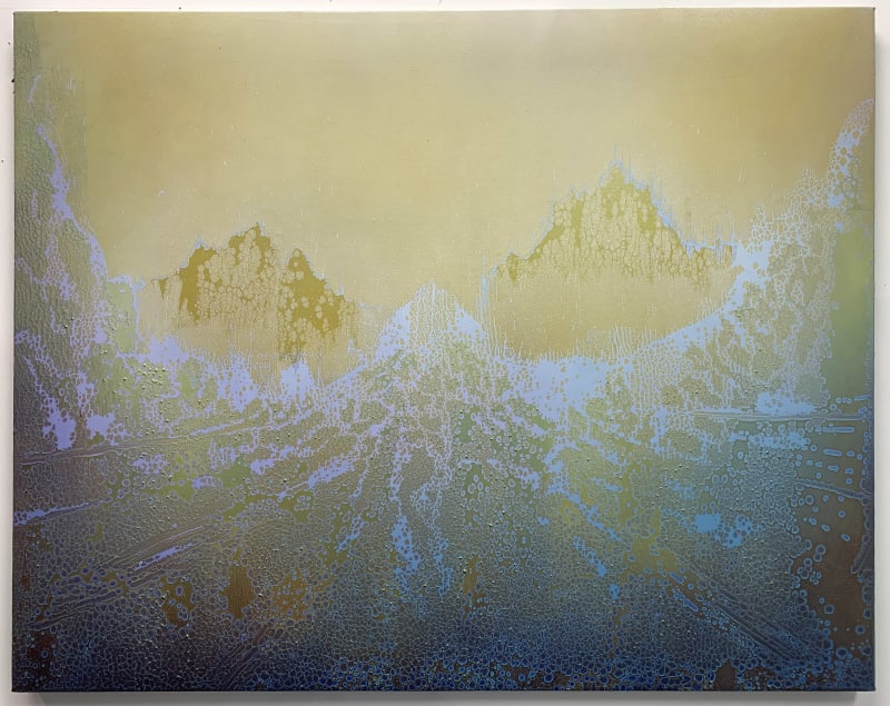 Shane McAdams, Tyus, 2022, PVA, oil and acrylic on canvas over panel, 48 x 60 inches