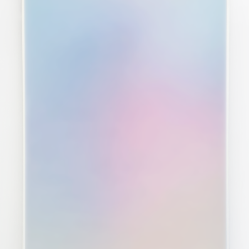 Timothy Schmitz, SUFFUSE # MM.227, 2022, Voile, inkjet emulsion transfers and polymers, 45 x 32 x 2½ inches