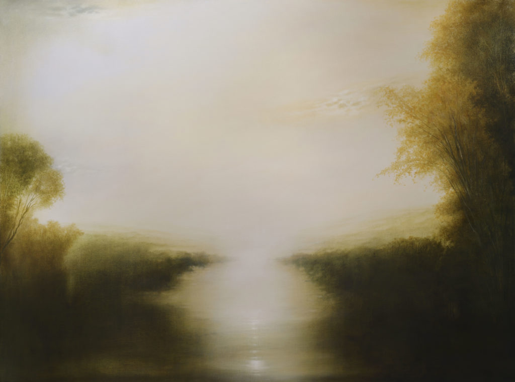 Hiro Yokose, Untitled (#5484), 2022, Oil on canvas, 51¼ x 64 x 2½ inches