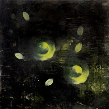 Tony Scherman, For All the Wise Women, Persecuted as “Witches” (22036), 2022, Encaustic on canvas, 36 x 36 inches