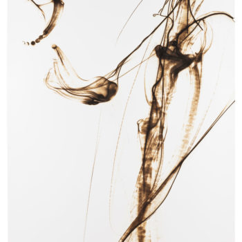 Etsuko Ichikawa, Trace 6113, 2013, Glass Pyrograph on paper, 60 x 40 inches