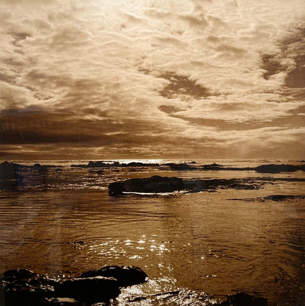 Rena Bass Forman, Iceland #14, Snaefellsnes Peninsula, 2001, Toned gelatin silver print, 30 x 30 inches, SOLD