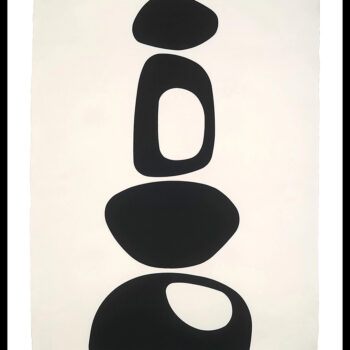 Julie Speidel, Ballynarry, 2022, Hand-rubbed oil on Japanese paper, 38 x 26 inches