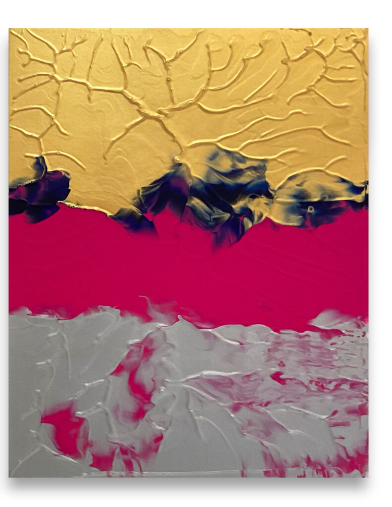 Ed Cohen, Untitled (Right), 2023, Fluid acrylic on canvas, 30 x 24 inches