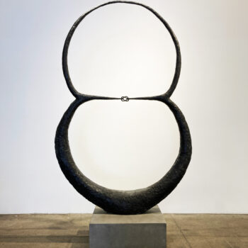 Michael Schultheis, Venn Fidelities Coupling, 2019, Bronze, 96 x 60 x 10 inches, Sold