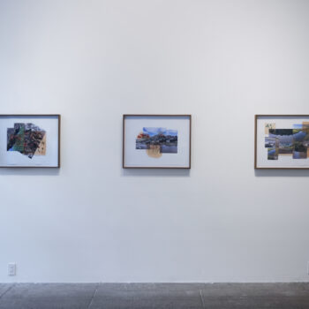 Unwanted Collaborator: Fractured Landscapes Solo Exhibition installed at Winston Wachter