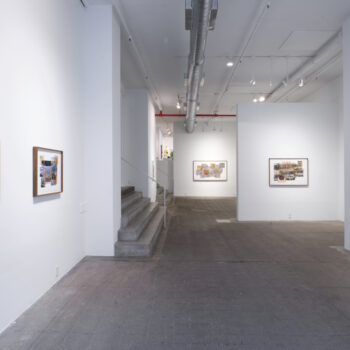 Unwanted Collaborator: Fractured Landscapes Solo Exhibition installed at Winston Wachter